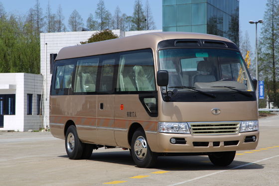 중국 수동 변속기를 가진 미츠비시 연안 무역선 마이크로 버스 6 미터 19 인승 소형 버스 협력 업체