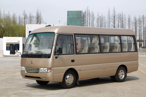 중국 인승 19의 가벼운 상업용 차량, 높은 지붕 디젤 엔진 도요타 통근자 버스 협력 업체