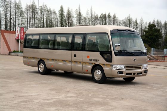 중국 도시 관광 여행 버스 디젤 엔진 소형 버스 30 인승 도요타 연안 무역선 마이크로 버스 협력 업체