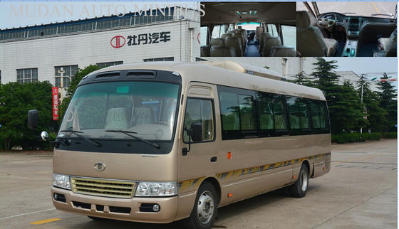 중국 7.5 미터 연안 무역선 디젤 엔진 소형 버스, 학교 도시 버스 2982cc 진지변환 협력 업체
