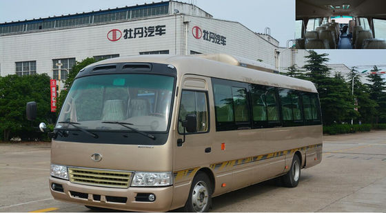 중국 30 승객용 밴 호화스러운 관광 버스, 별 차 버스 7500Kg 총중량 협력 업체