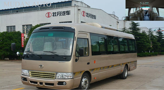 중국 유로 III 기준을 가진 에어 브레이크 RHD 관광 사업 별 마이크로 버스 모형 차 버스 협력 업체