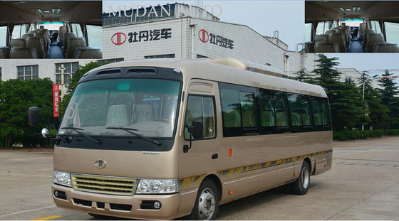 중국 Mudan 황금 별 마이크로 버스 30 인승 관광 여행 버스 2982cc 진지변환 협력 업체