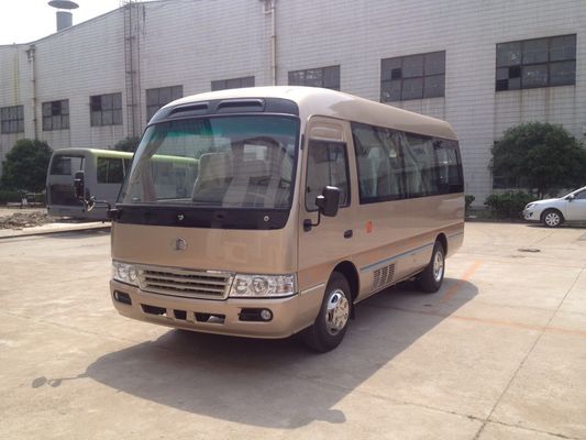 중국 사치품 19 Seater 마이크로 버스/디젤 6m 길이 연안 무역선 버스 4.3T 뒤 축, 15-24의 좌석 협력 업체