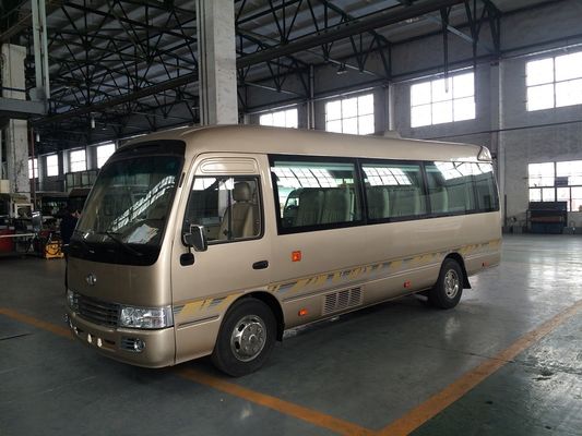중국 페루 작풍 LHD 소형 30 Seater 버스 미츠비시 Rosa 유형 도시 작은 여객 버스 협력 업체