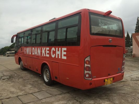 중국 LHD 사업 30 좌석 마이크로 버스 뒤 축 긴 축거 디젤 엔진 에너지 절약 협력 업체