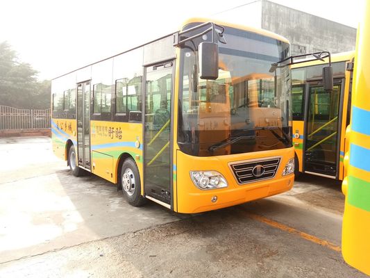 중국 도시간 버스 PVC 고무 좌석 안전한 여행 디젤 엔진 차 낮은 연료 소모량 협력 업체