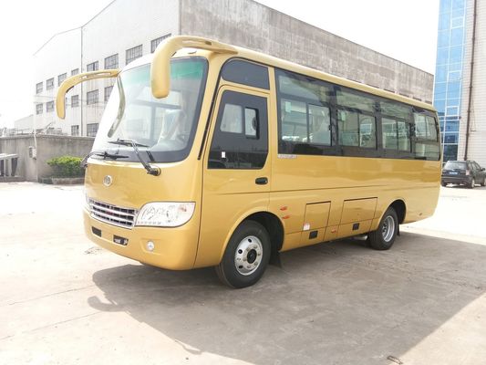 중국 3.9L Cummins Engine 20 Seater 마이크로 버스/도심 버스 2 접히는 여객 문 협력 업체