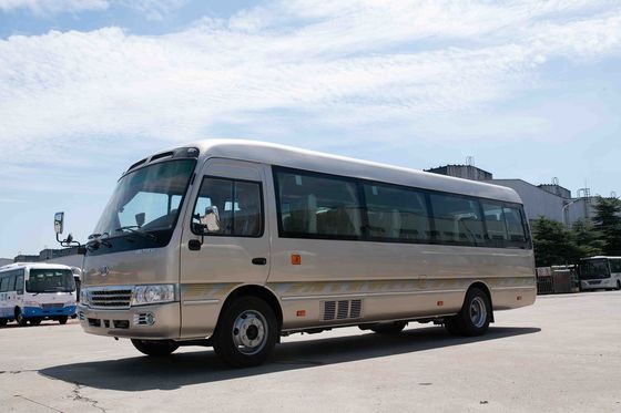중국 여행 관광객 30 인승 미니 버스 7.7M 길이 관광 유럽 시장 협력 업체