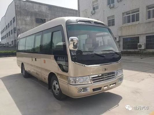 중국 JE4D28Q5G 엔진을 장착 한 중형 19 인승 미니 버스 프론트 휠 드라이브 버스 협력 업체