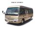 사치품 23 인승 차 Mudan 여행자 소형 버스 3.8L MD6701Cummins 엔진 협력 업체