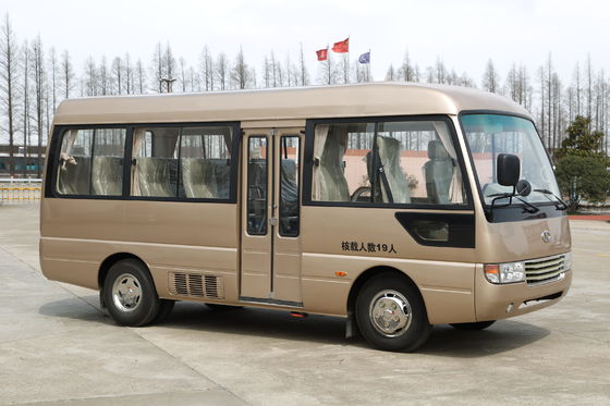 중국 도요타 작풍 Rosa Yuchai 엔진을 가진 여행자 소형 버스 연안 무역선 차량 6m 협력 업체