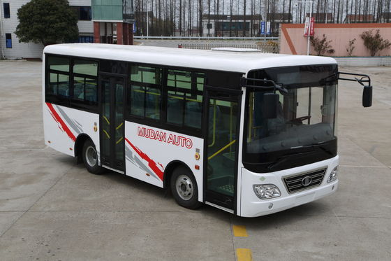 중국 G는 안 도시 버스에게 7.7 미터 낮은 지면 마이크로 버스를 디젤 엔진 YC4D140-45 타자를 칩니다 협력 업체