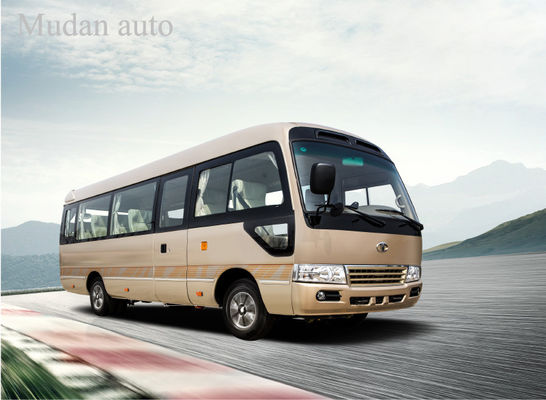 중국 Mudan 매체 100Km/H 19 인승 마이크로 버스 심한 차량 무게 5500 Kg 협력 업체