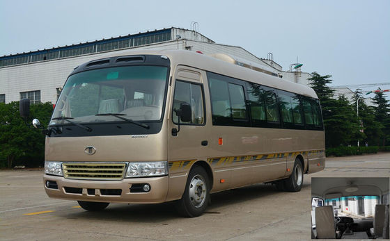 중국 자동적인 문 연안 무역선 마이크로 버스 23 여객 소형 버스 고객 구성 상표 협력 업체