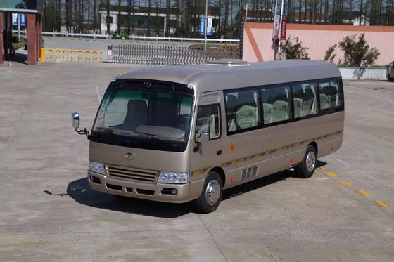 중국 7.7M 길이 연안 무역선 마이크로 버스 디젤 엔진 소형 버스 고객 구성 상표 협력 업체