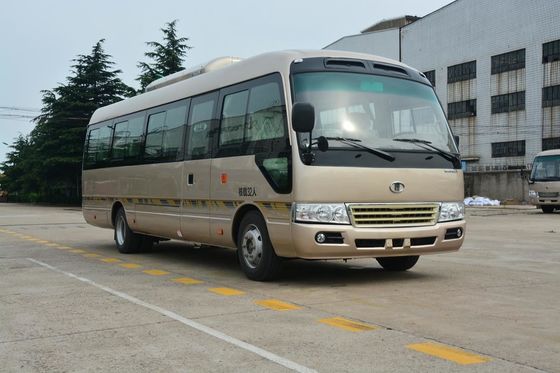 중국 7M 도요타 연안 무역선 소형 버스 정면 Cummins Engine 유로 3 반 - 완전한 몸 협력 업체