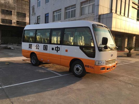 중국 도요타 연안 무역선 버스 알루미늄 Outswing 문 직원 작은 상업용 차량 협력 업체