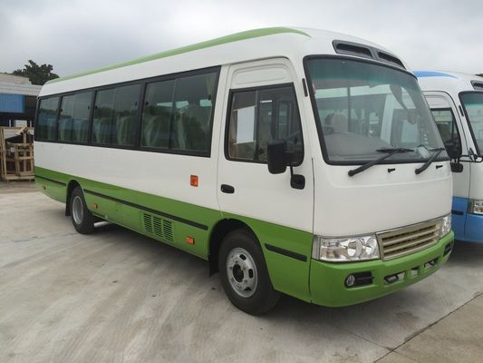 중국 새로운 색깔 연안 무역선 유형 디젤 23 Seater 마이크로 버스 긴 축거 아BS 높은 지붕 협력 업체